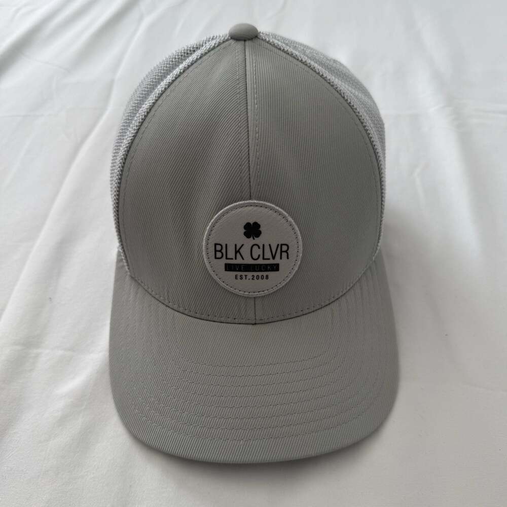 Black Clover Live Lucky 110 Flexfit Snapback Mesh Trucker Hat Grey